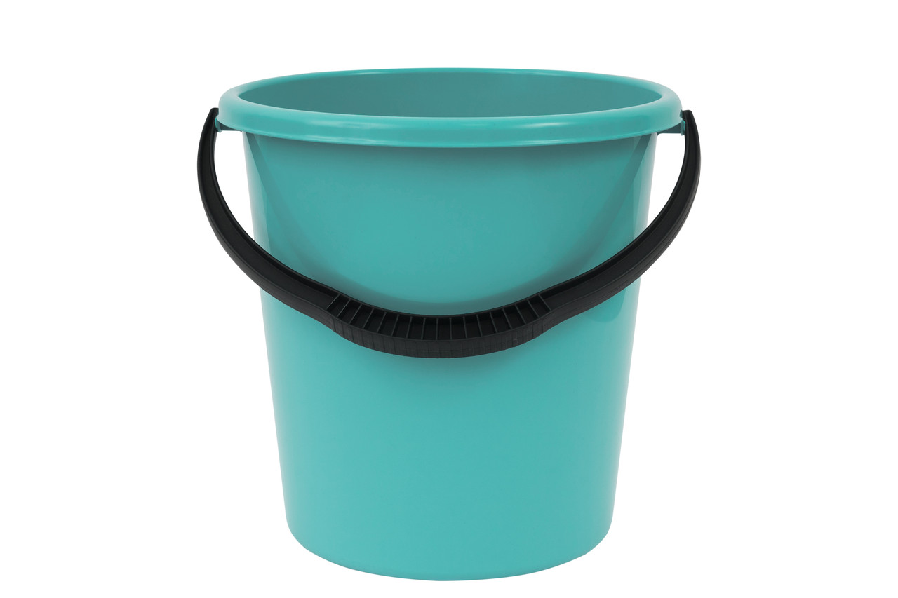 Ведро 10л с ручкой сине-бирюзовый