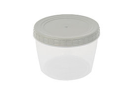 Банка с завинчивающейся крышкой 0,75л серый