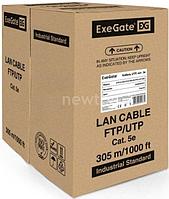 Кабель ExeGate UTP-2-C5e-CCA-S24-IN-PVC-GY-305 UTP