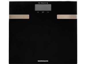 Весы напольные ASB-475 NORMANN (180 кг, стекло 6 мм, дисплей 50х35 мм, изм-ние уровня воды, жира, мышечной)