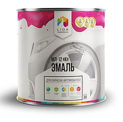 Эмаль МЛ-12 «К» для автомобилей цвета в ассортименте Белый