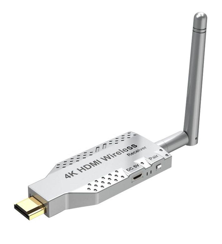 Приемник удлинителя сигнала HDMI по Wi-Fi до 50 метров, активный, UltraHD 4K 559307