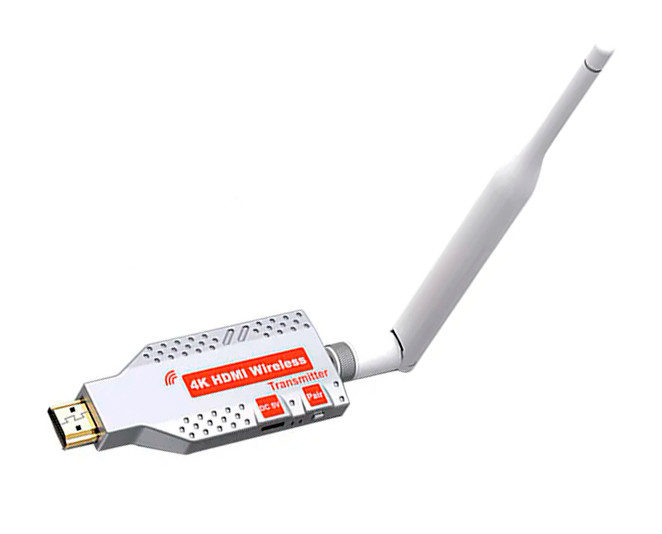 Передатчик удлинителя сигнала HDMI по Wi-Fi до 100 метров, активный, UltraHD 4K 559312