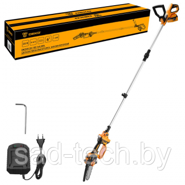 Цепная пила-высоторез аккумуляторная DEKO DKCHS 20-150 085-4447, фото 2