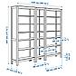 IKEA  HEMNES Стеллаж, белая морилка, 229x197 см, фото 3