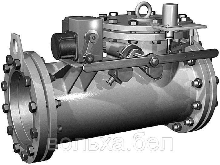 КПЗЭ-25 - 800 клапаны предохранительно-запорные с электроприводом газовые (Ду 25- Ду800)