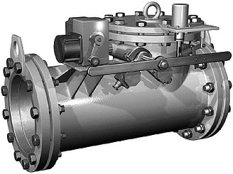 КПЗЭ-25 - 800 клапаны предохранительно-запорные с электроприводом газовые (Ду 25- Ду800)