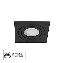 Точечный черный встраиваемый светильник Arte Lamp TARF A2168PL-1BK