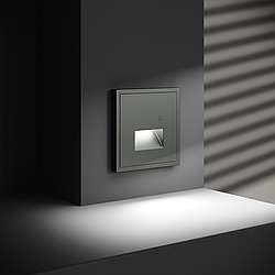 Встраиваемая LED подсветка с датчиком движения (титан) Voltum S70 VLS070706