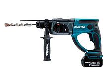 Аккум. перфоратор MAKITA LXT DHR 202 RFE в чем. (18.0 В, 2 акк., 3.0 А/ч Li-Ion, 1.9 Дж, вес 3.5 кг,)