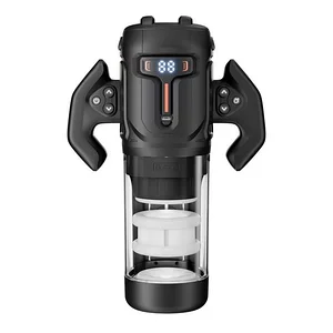 Инновационный перезаряжаемый мастурбатор с динамическим толчком и вращением Amovibe Turbo