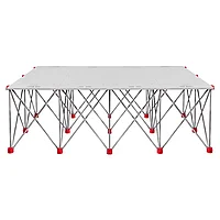 Набор пластиковых столешниц для подстолья DLT Сороконожка, 2,35м*1,2м, (8шт, усиленная версия), арт.4379