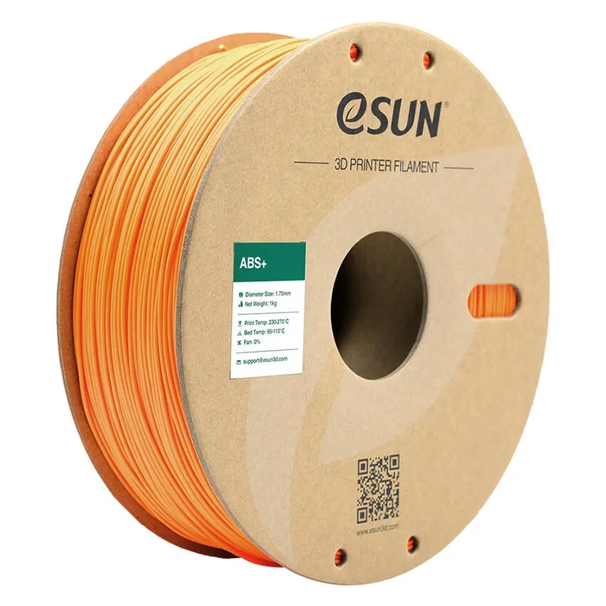 Катушка ABS+ пластика ESUN 1.75 мм 1кг., оранжевая (ABS+175O1/ABS+175O1P1)