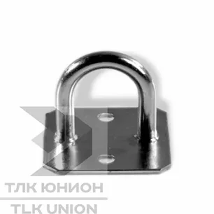 Скоба бортовая с квадратной основой h-30 мм, Bozamet 11.30 (500 ед.), фото 2