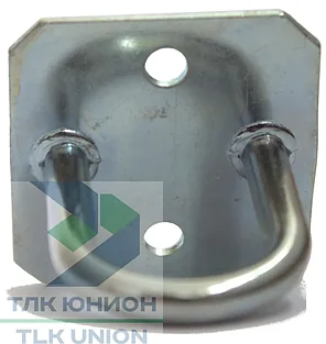 Скоба бортовая с квадратной основой h-30 мм, Bozamet 11.30 (500 ед.), фото 2