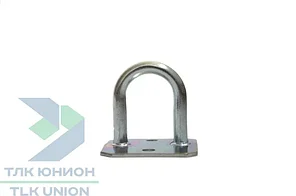 Скоба бортовая с квадратной основой h-30 мм, Bozamet 11.30 (500 ед.), фото 2