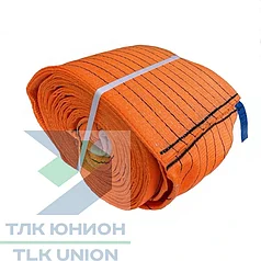 Трос буксировочный ленточный с петлями, 90т, 300мм, 12м, РОМЕК 300.2.12.00