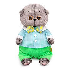 Басик BABY в костюмчике с галстуком-бабочкой. Мягкая игрушка