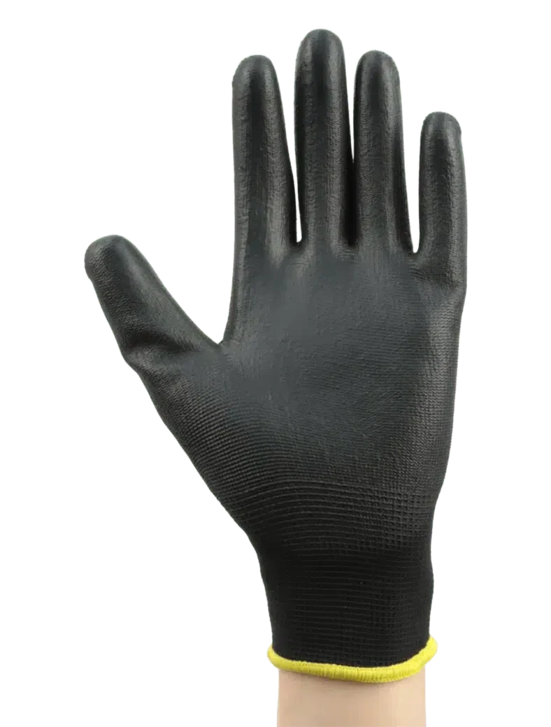 Перчатки рабочие с полиуретановым покрытием Brodeks Defender G-11/черный