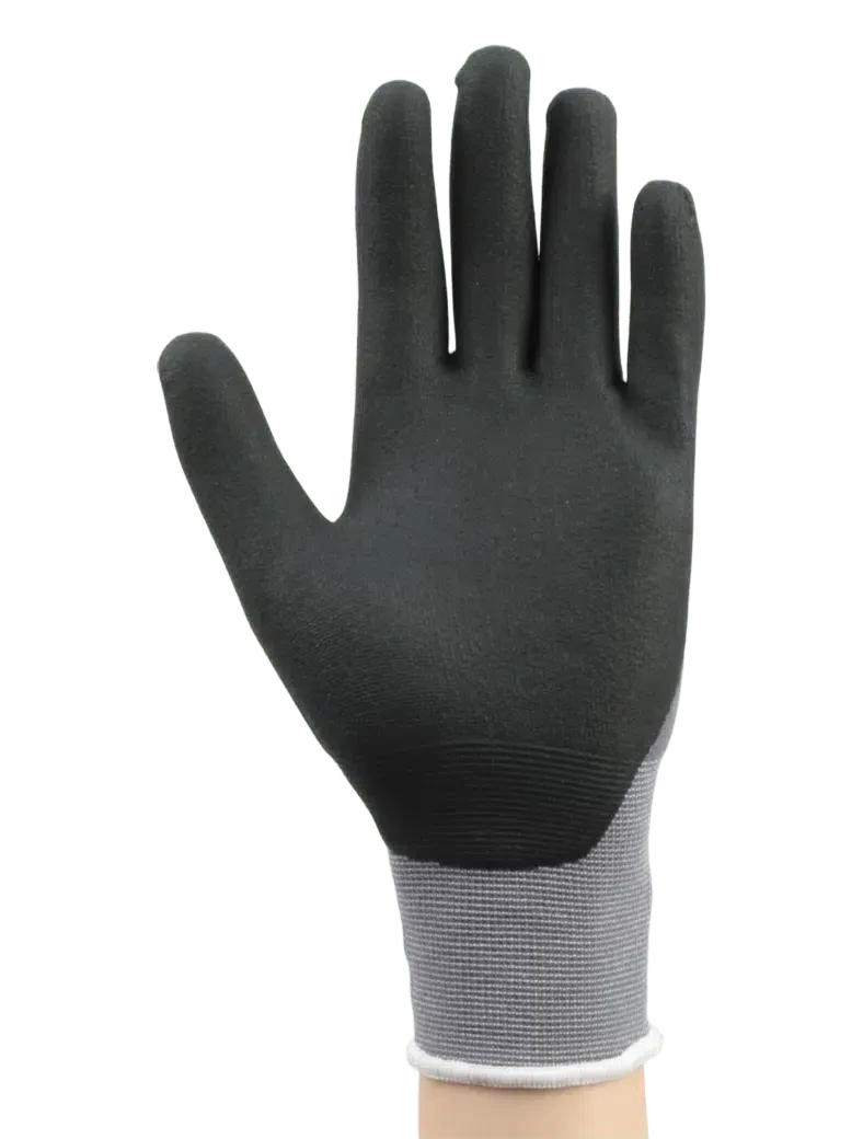 Перчатки рабочие с нитриловым покрытием G-22 Серый/Черный