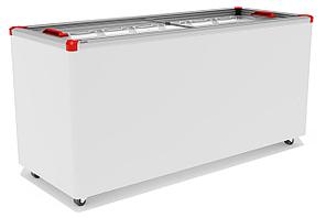Морозильный ларь Frostor FG 600 C с прямыми стеклянными шторками (520 л), фото 2