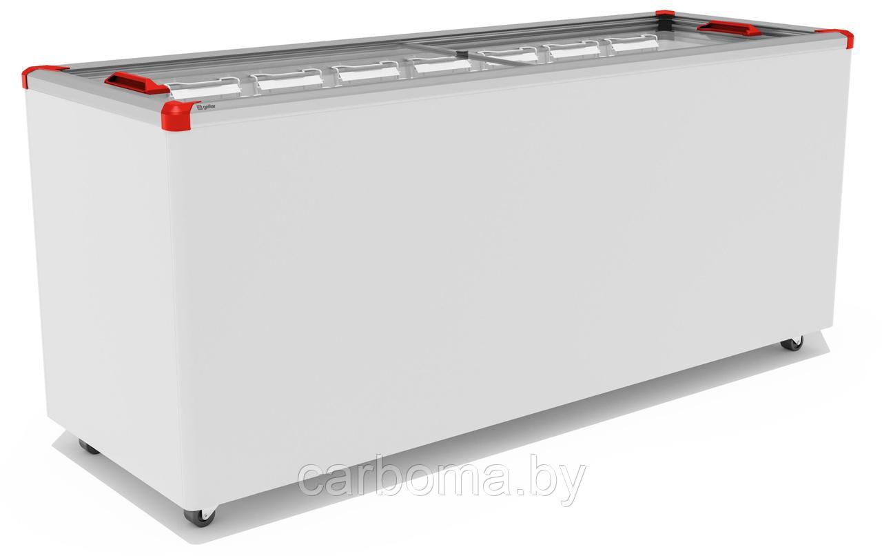 Морозильный ларь Gellar FG 700 C прямое стекло 590 л 7 корзин