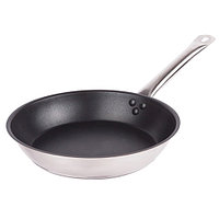 Сковорода Roal 26х5 см, нерж, антипригар, тройное дно, индукция, NSF-260