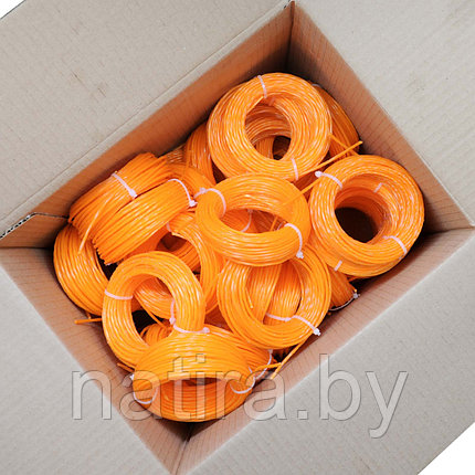 Леска триммерная SKIPER витой квадрат, 2.0 мм, длина 15 м (коробка 50 шт, цена за коробку), фото 2