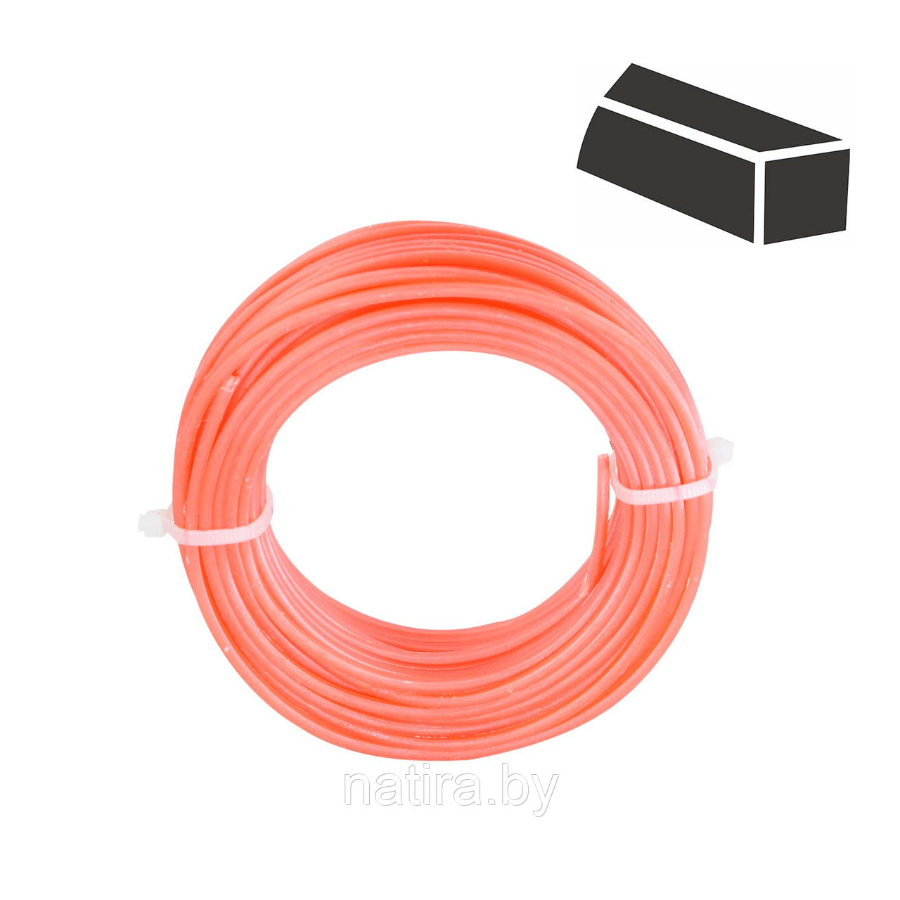 Леска триммерная SKIPER квадрат, 3.0 мм, длина 15 м (коробка 50 шт, цена за коробку)