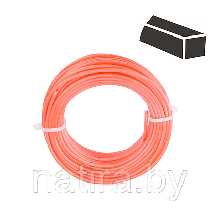 Леска триммерная SKIPER квадрат, 3.0 мм, длина 15 м (коробка 50 шт, цена за коробку), фото 2