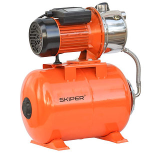 Станция водоснабжения автоматическая Skiper JET120S (1300 Вт, 3600 л/ч, 24 л, нерж), фото 2