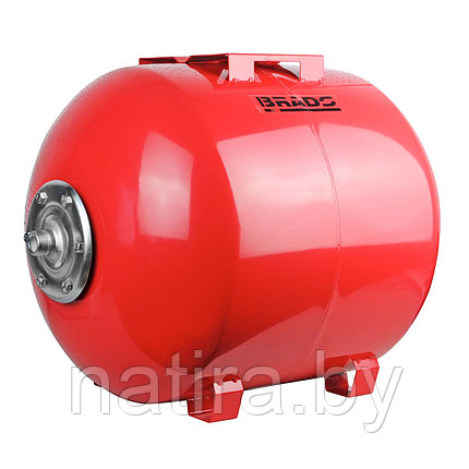 Гидроаккумулятор BRADO T-80H (80 л, горизонтальный, сталь, 6 атм), фото 2