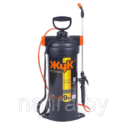 Опрыскиватель Жук Оптима 9л, пневматический, плечевой., фото 2