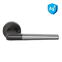 Ручка ARCHIE SILLUR BARRERA M.BLACK (Чёрный/Платиново-серый, антибактериальное покрытие)