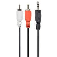 Аудиокабель Jack 3.5 мм (стерео) вилка 2xRCA вилка 5м.CCA-458-5M