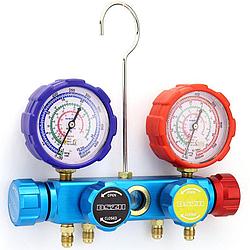 CT-760G Четырехвентильный коллектор с шлангами 150 см. (Китай)