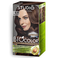 Крем-краска для волос STUDIO Professional BIOcolor 6.45 Каштановый