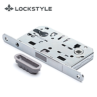 Механизм дверной врезной магнитный под цилиндр LOCKSTYLE М411C ET стандарт AGB комплект с ответной планкой CR