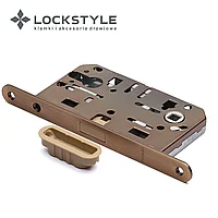 Механизм дверной врезной магнитный под цилиндр LOCKSTYLE М411C ET стандарт AGB комплект с ответной планкой ABM