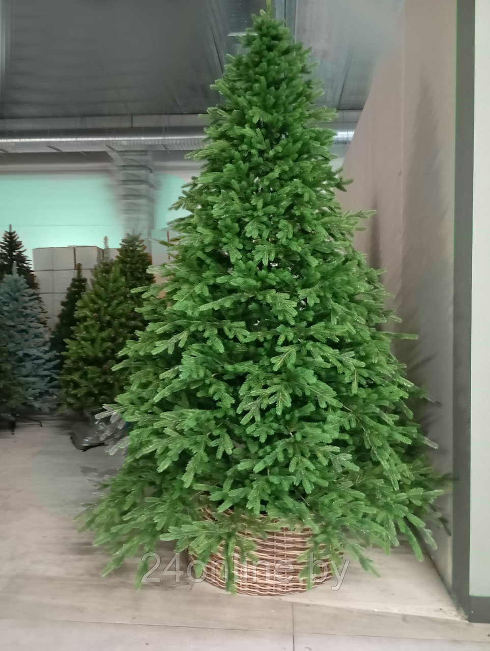 Елка (ель) искусственная Принцесса темная 2.2 м 220 см 100% литая новогодняя