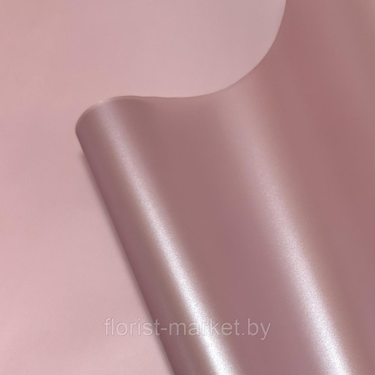 Пленка перламутровая, 58 см*10 м, серебристо-красный