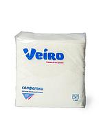 Салфетки столовые сервировочные, белые, 1 слой, 100 л, 45 шт в спайке