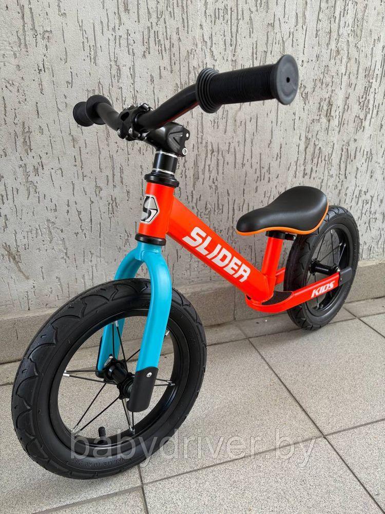 Беговел Slider FM019O (оранжевый) надувные колёса 12 дюймов