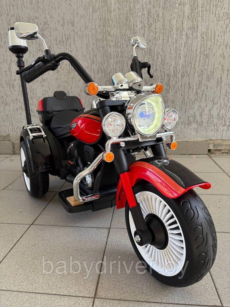 Детский электромотоцикл Baby Driver арт. K444 (красный) Chopper