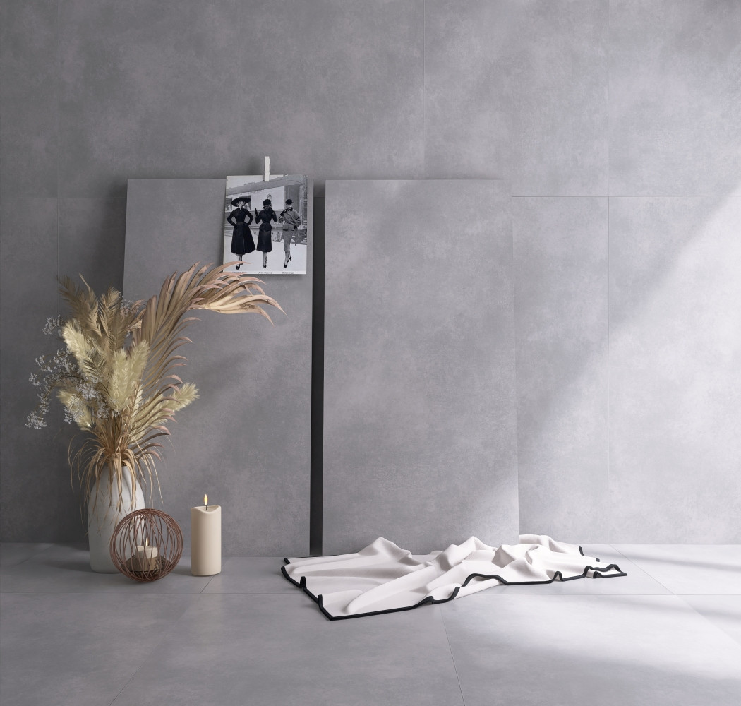 Керамический гранит EuroTile Beton Light Grey Mat 60x120, фото 1