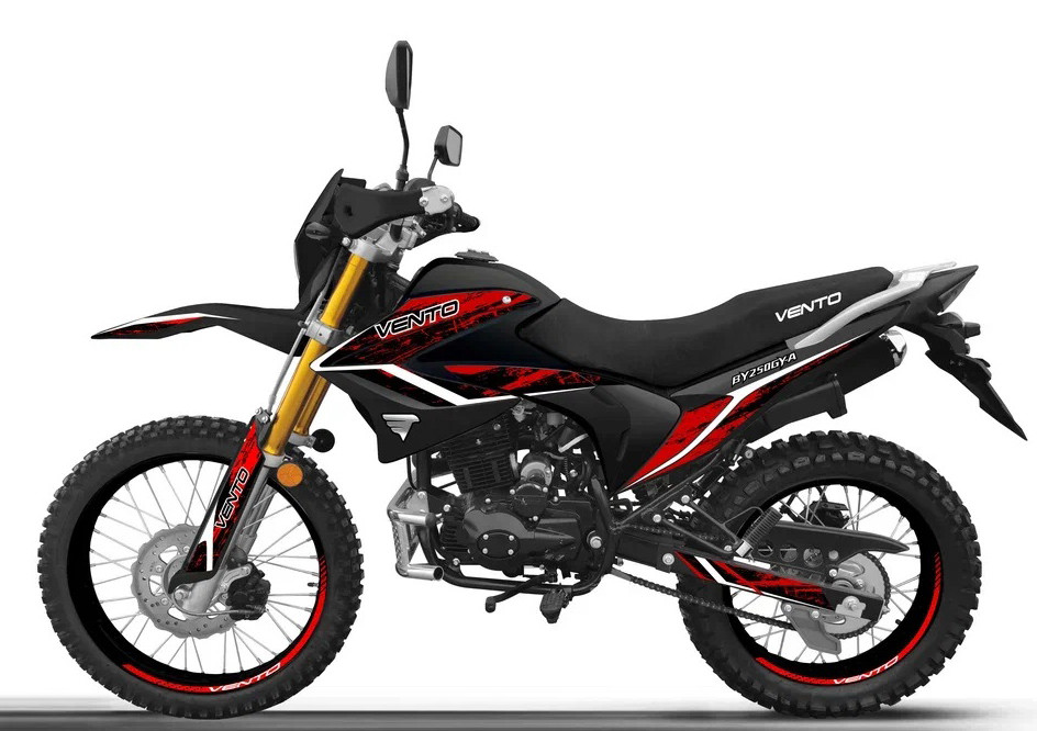 Мотоцикл Vento Enduro CG300 черный