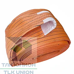 Трос буксировочный ленточный с петлями, 108т, 300мм, 6м, РОМЕК Р-ПП-300.02.6000