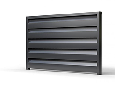 Забор-жалюзи из металла ХАРД