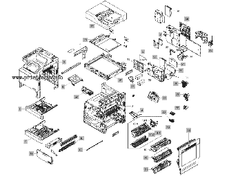 Привод печи JC93-01064A для HP LJ E82540/ E82550/ E82560