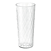 Акриловая ваза для цветов "Галактика", D12 см/H26,5 см, прозрачный